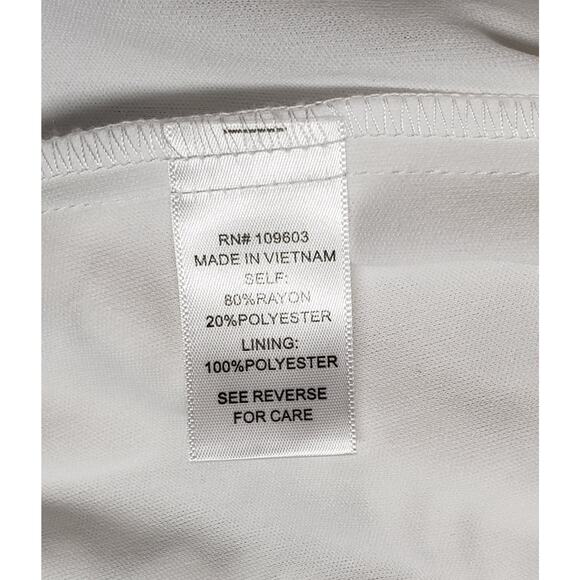 Rabbit Rabbit Rabbit Designs White Lace Dress Size 8 | Vintage Y2K Whimsical - Picture 9 of 10